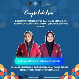 Himafar Unimuda Sorong resmi menetapkan Ketua dan Wakil Ketua periode 2022/2023