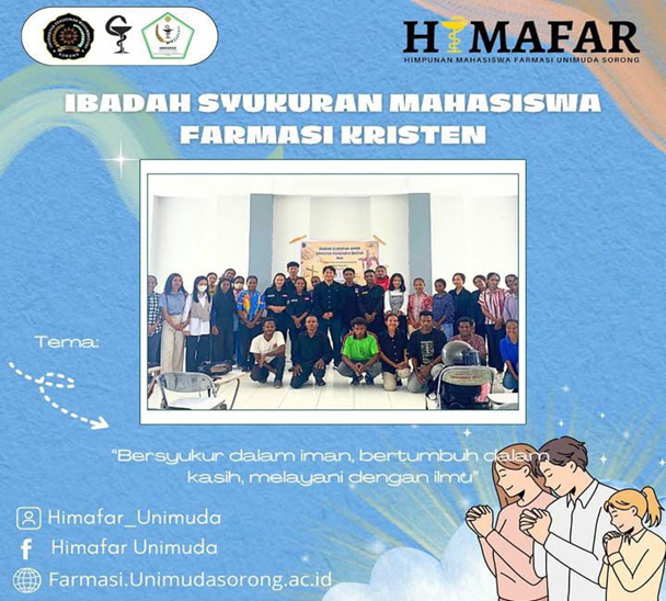 Ibadah Syukuran Mahasiswa Farmasi Kristen 2025