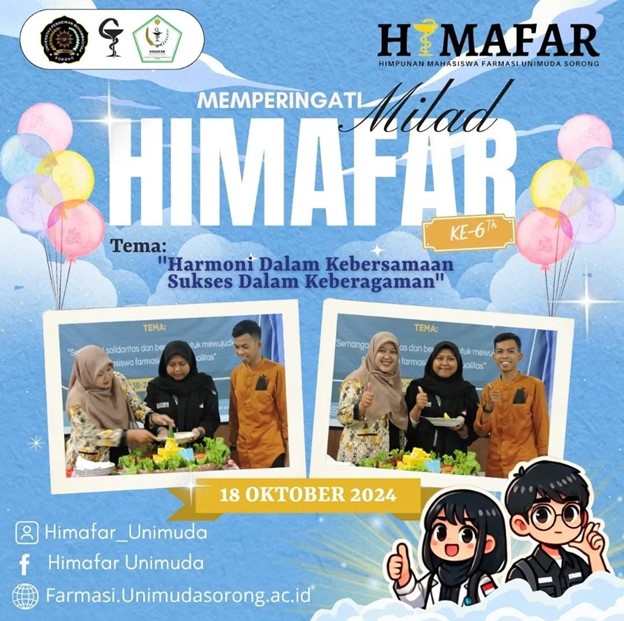 Milad Ke-6 HIMAFAR UNIMUDA Sorong