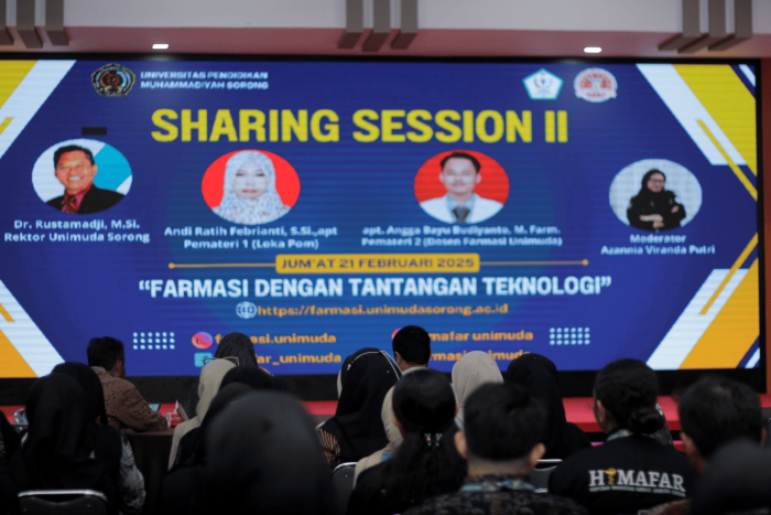 Sharing Session II (Farmasi Dengan Tantangan Teknologi)